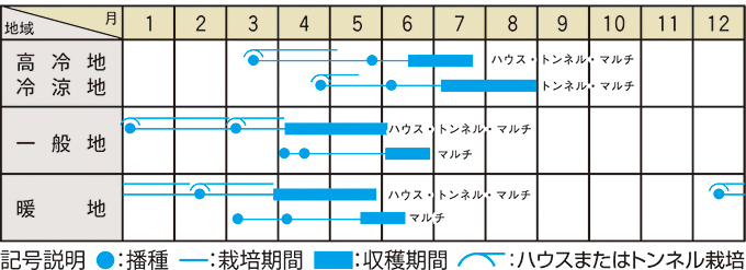 栽培適期表